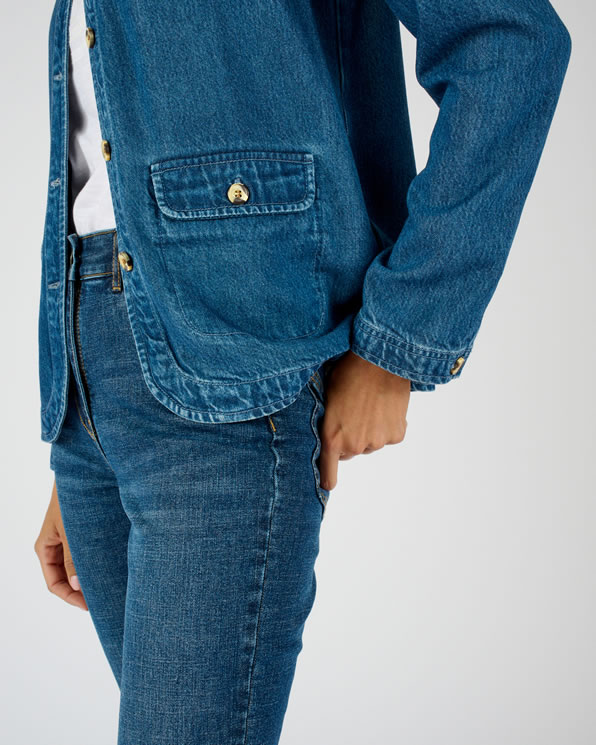 Veste mélange fibres Lyocell Tencel et fibres viscose