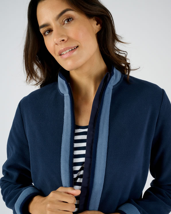Veste de détente zippée
