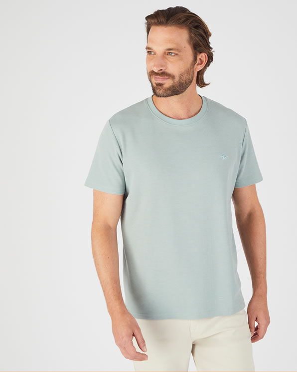 T-shirt maille gaufrée
