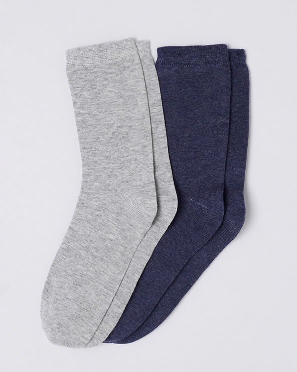 Lot de 2 paires de mi-chaussettes Lenzing™ EcoVero™ et Climatyl