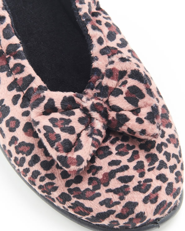 Ballerines d'intérieur en velours