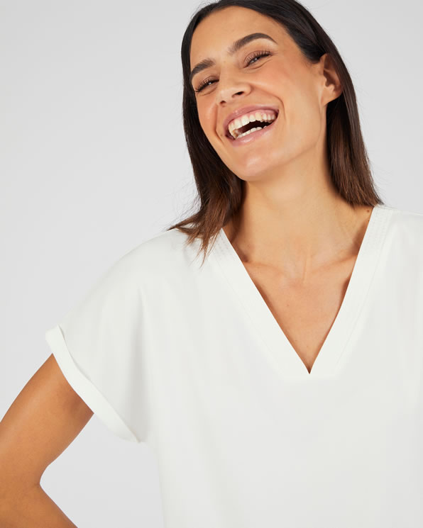 T-shirt bi-matière