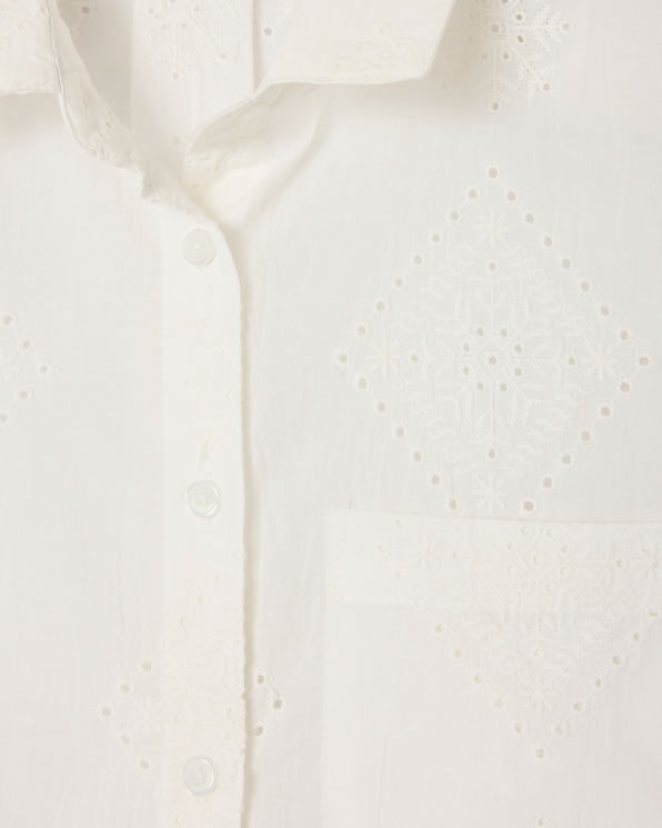 Chemisier broderie anglaise