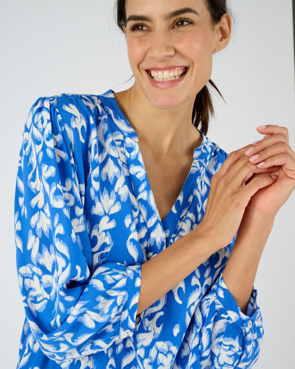Blouse imprimée pure viscose