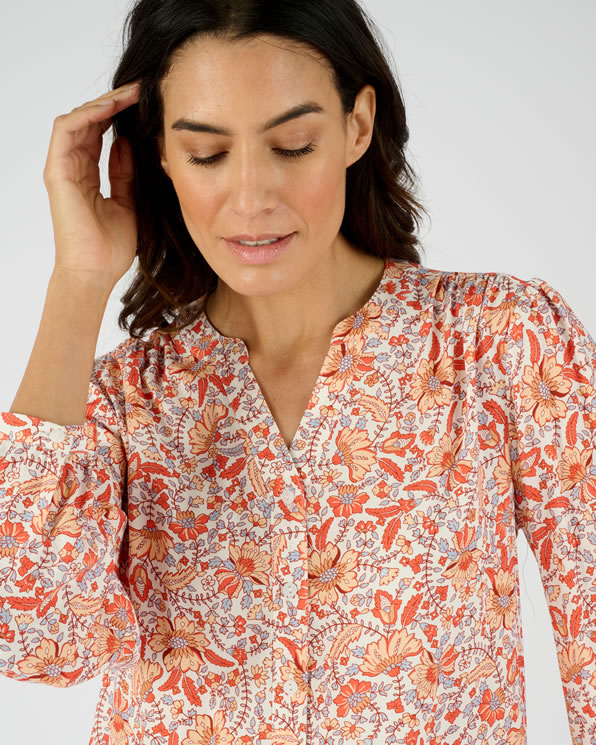 Chemisier fibres pure viscose Lenzing™ EcoVero™