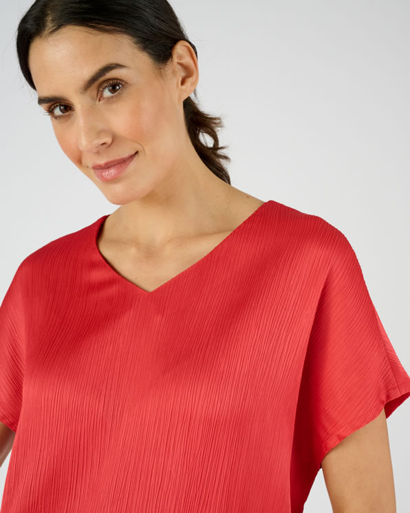 Blouse plissé permanent