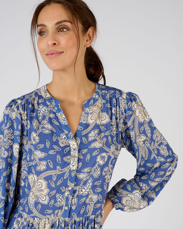 Robe à étages fibres pure viscose Lenzing™ EcoVero™