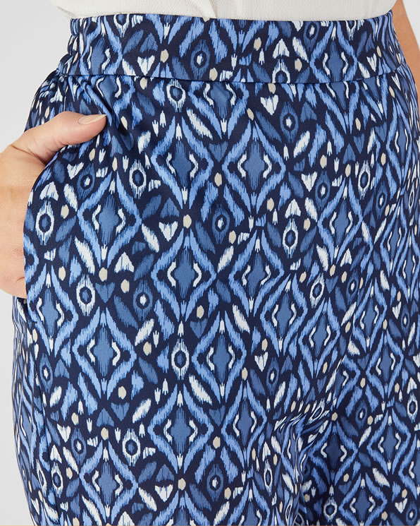 Pantalon maille crêpe