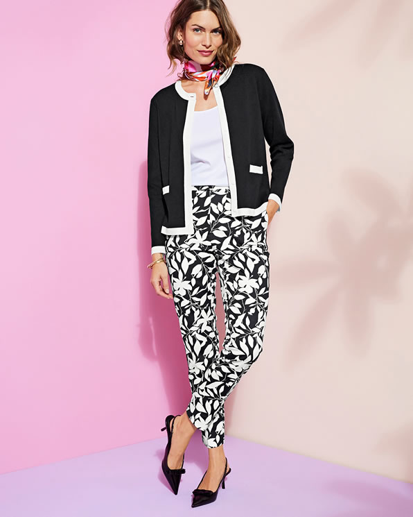 Foulard carré motif floral