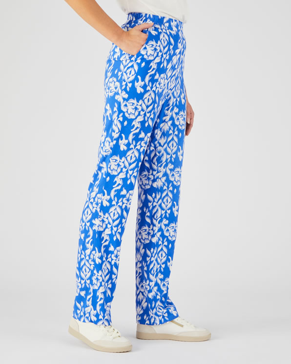 Pantalon imprimé ethnique pure viscose