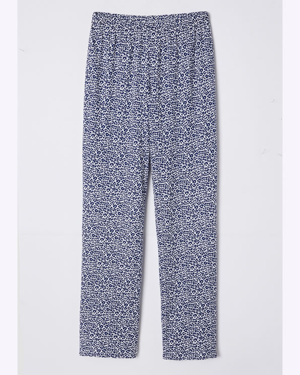 Pyjama pur coton peigné, manches longues