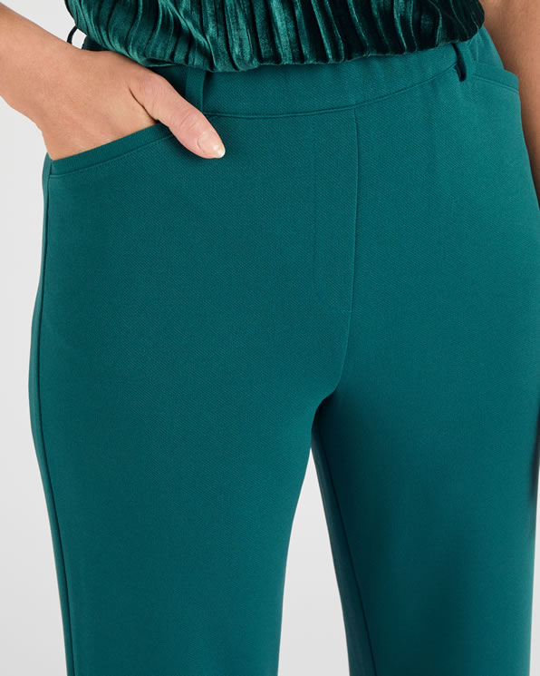 Pantalon 7/8ème maille crêpe