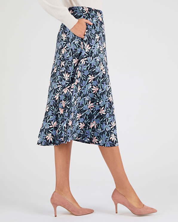 Jupe maille chaude stretch
