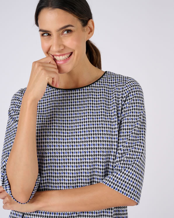 Robe en maille milano jacquard