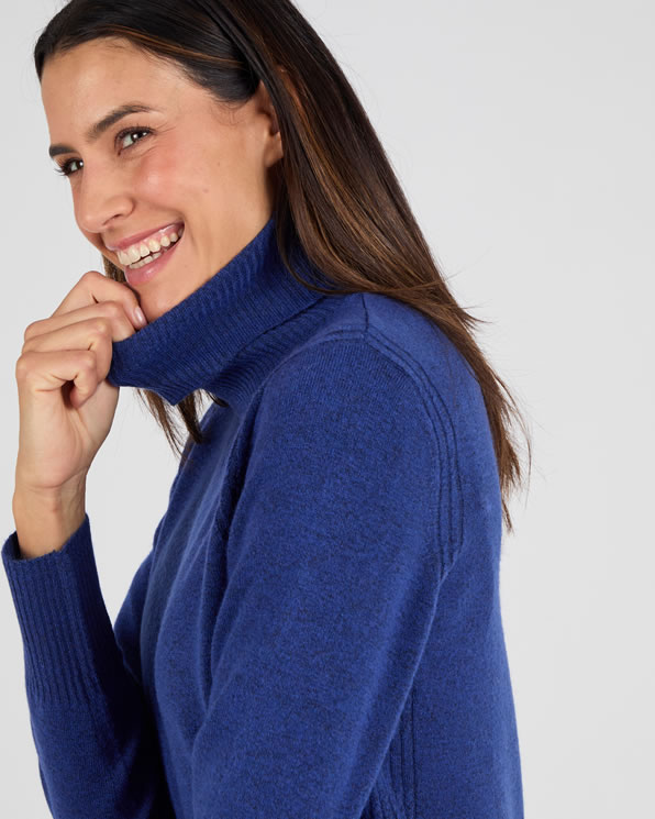 Pull col roulé fine maille Thermolactyl