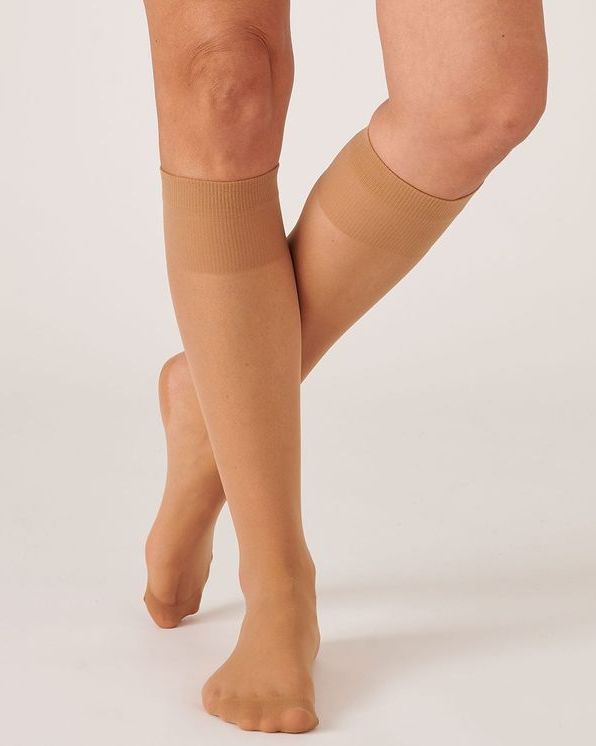 Lot de 4 paires de mi-bas mousse 20D