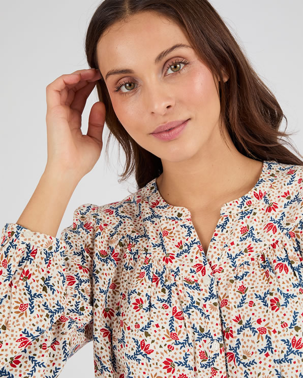 Chemisier imprimé pure viscose