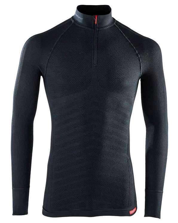 T-shirt col zippé Energy Thermolactyl 5 homme