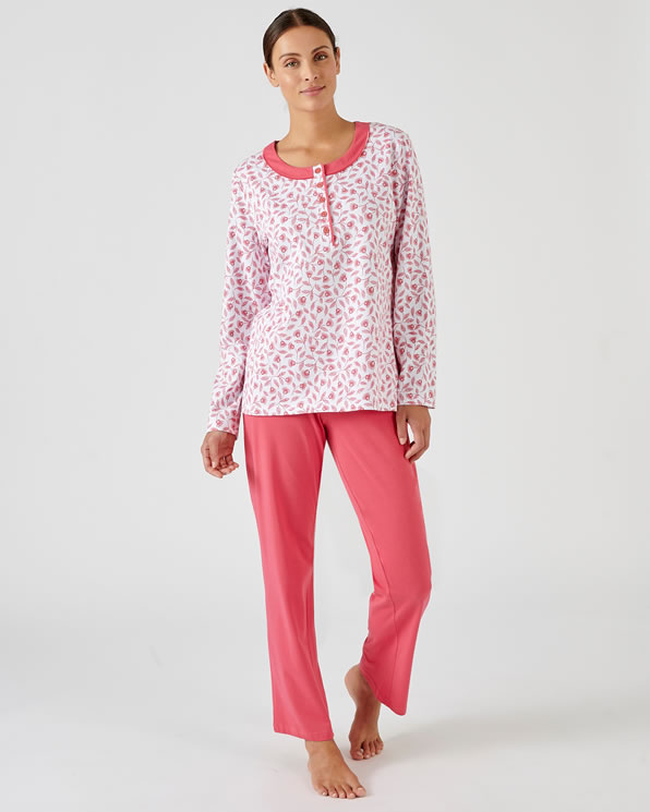 Pyjama maille jersey pur coton peigné