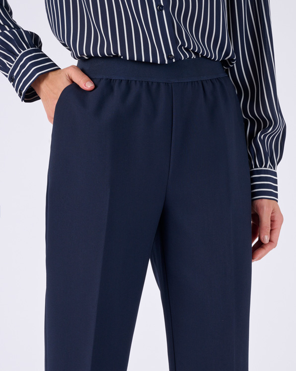 Pantalon tissu fluide enfilable