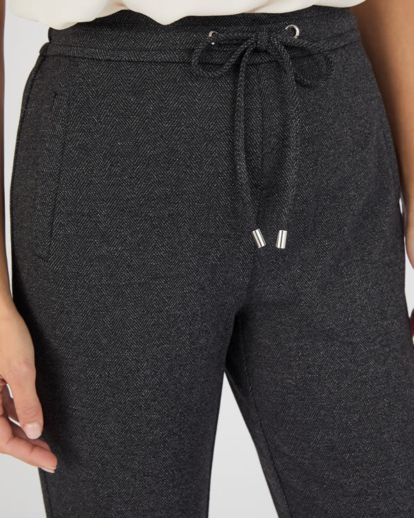 Pantalon maille jacquard enfilable