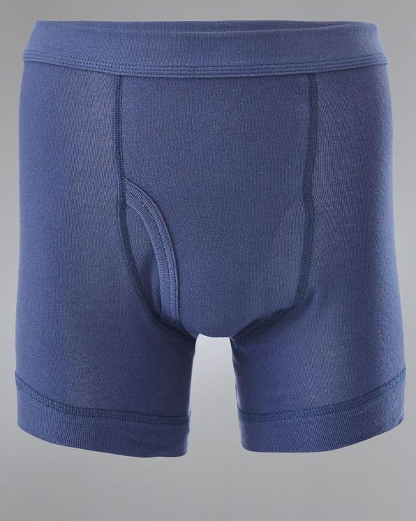 Lot de 2 boxers ouverts devant pur coton peigné