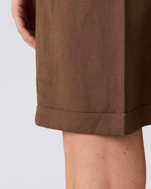 Bermuda mélange lin et viscose