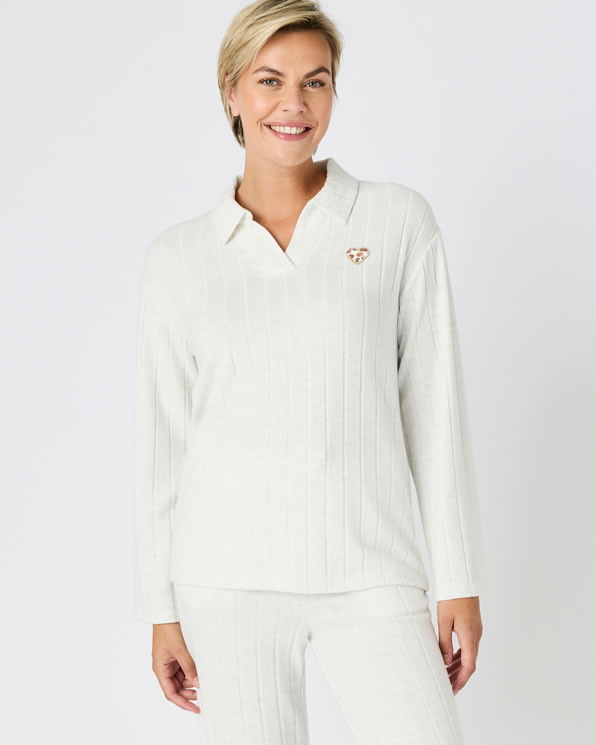 Pyjama Thermolactyl en maille côtelée