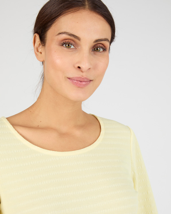 T-shirt maille texturée