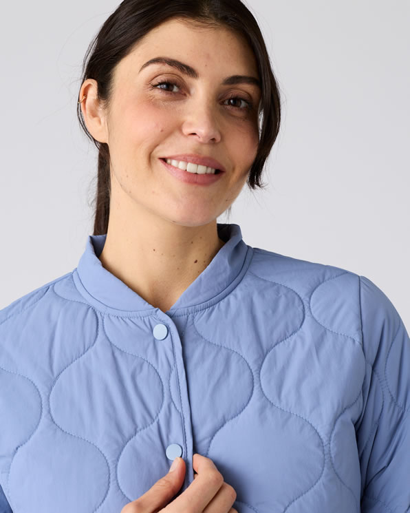 Veste gaufrée matelassée