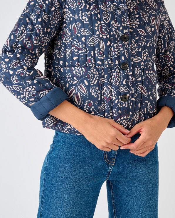 Veste matelassée imprimée