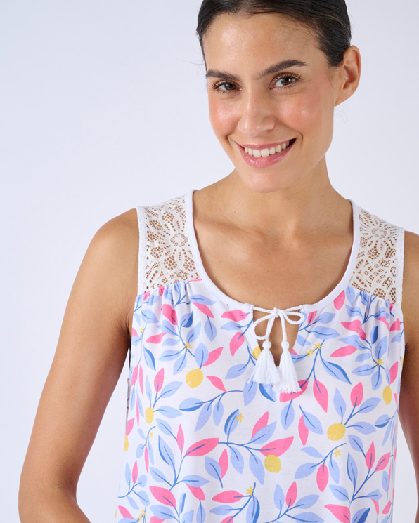 Chemise de nuit Climatyl dentelle
