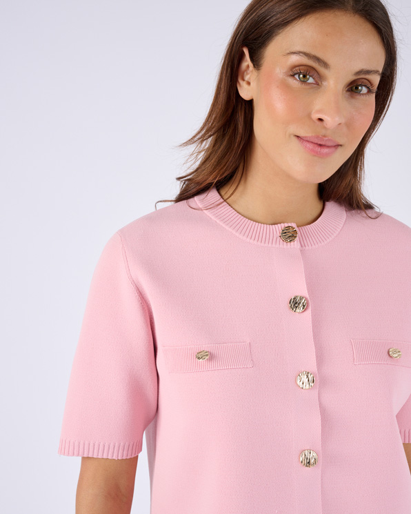 Cardigan chic maille serrée