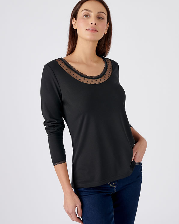 T-shirt maille jersey Thermol' Love recyclée* Thermolactyl