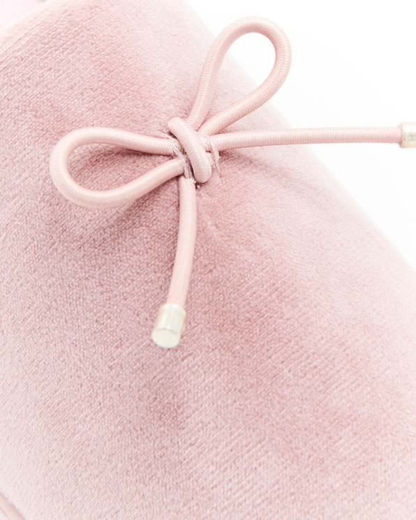 Mules emboîtantes en velours