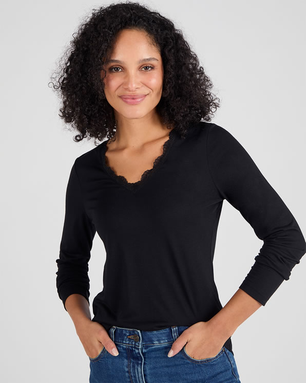 T-shirt Thermol'love dentelle