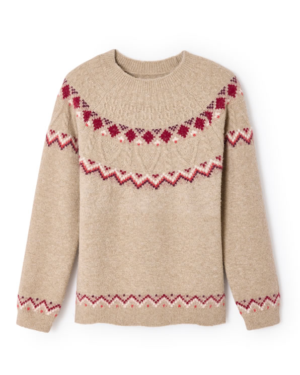 Pull jacquard Thermolactyl.