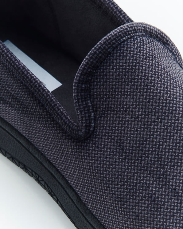 Chaussons homme en velours