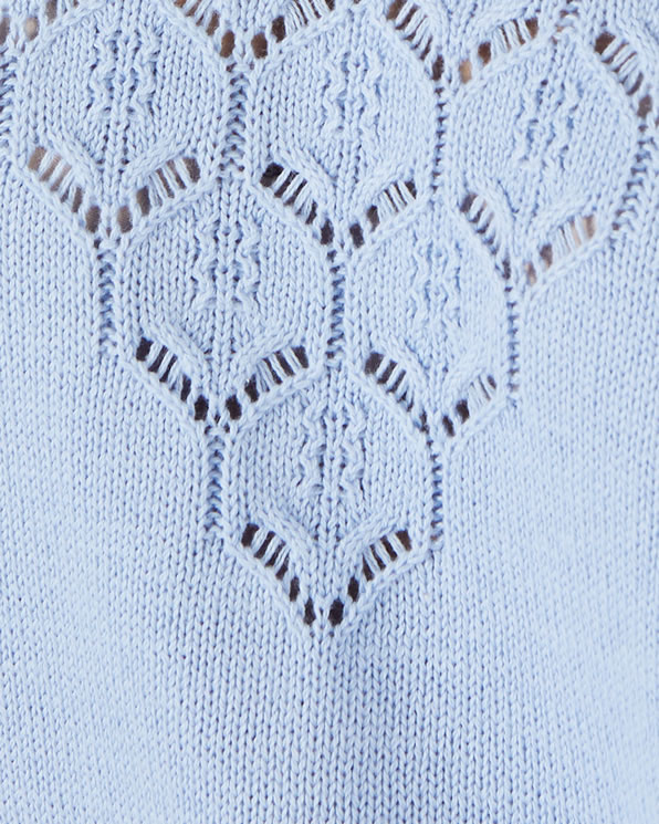 Pull maille ajourée