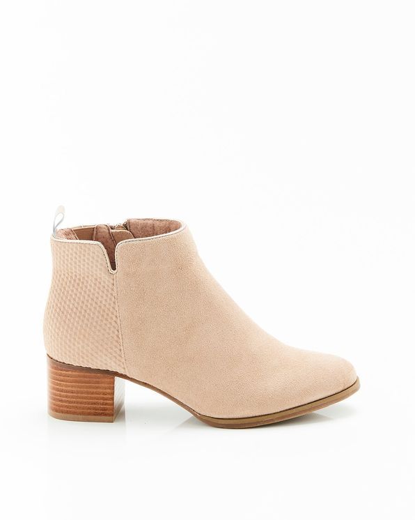 Boots cro te de cuir vachette d perlant fantaisie Bottes