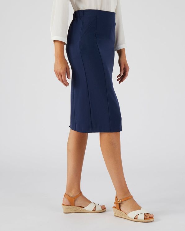 Jupe droite stretch