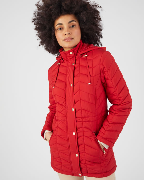 Doudoune matelassee traitement deperlant Manteaux vestes Damart Luxembourg