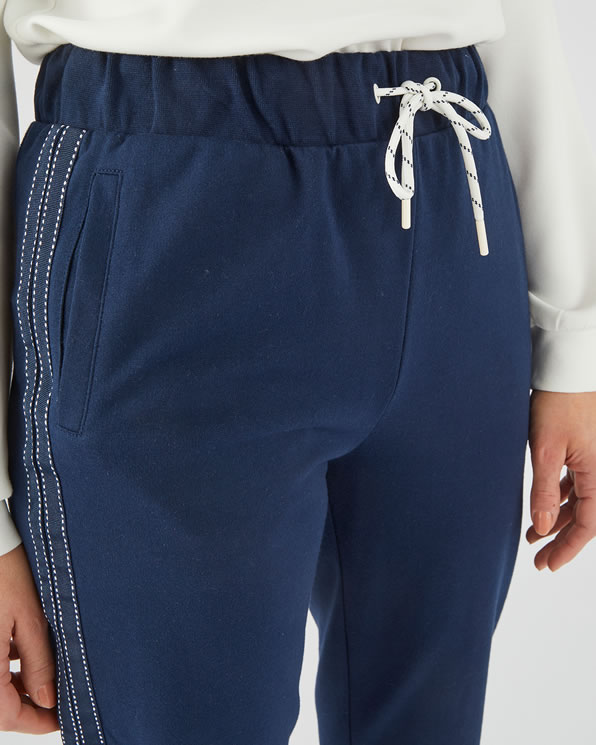 Pantalon de jogging maille bouclette