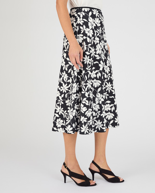 Jupe enfilable bicolore