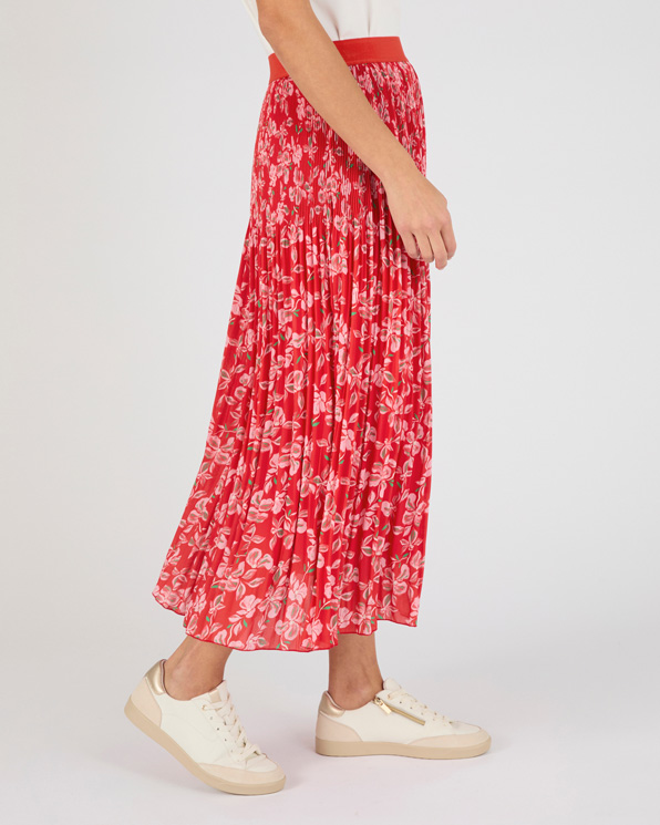 Jupe en voile, plissé irrégulier