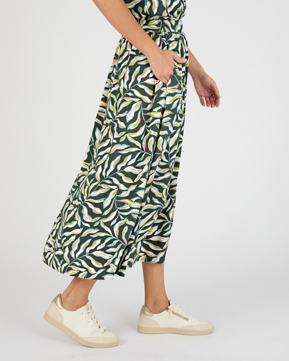 Jupe enfilable pure viscose créponnée Lenzing™ EcoVero™