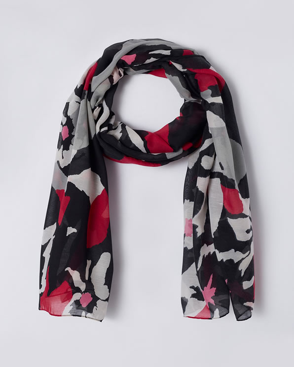 Foulard imprimé tachiste