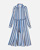 Robe-chemisier rayée