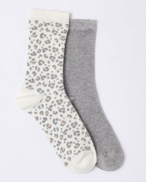 Lot de 2 paire de chaussettes avec cachemire