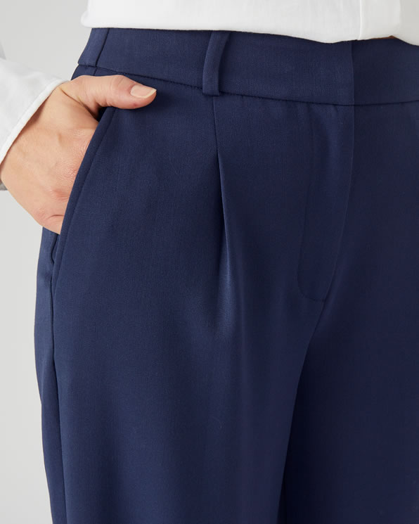 Pantalon large et fluide bi-stretch